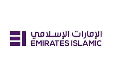 Emirates Islamic Bank Dubai logo.