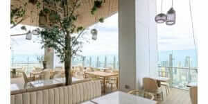 Cafe filia view at SLS Dubai hotels and residences