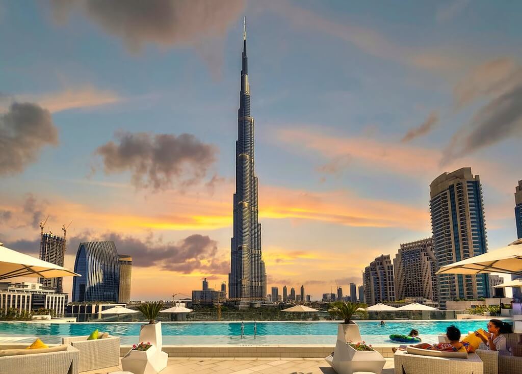 Burj Khalifa in Dubai, UAE.