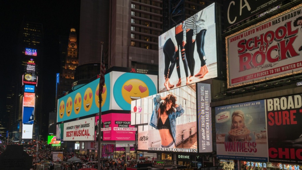 Billboards in New York